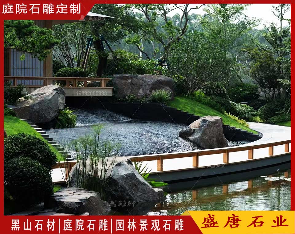 駁岸景觀置石